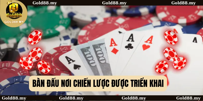 Bàn đấu nơi chiến lược được triển khai