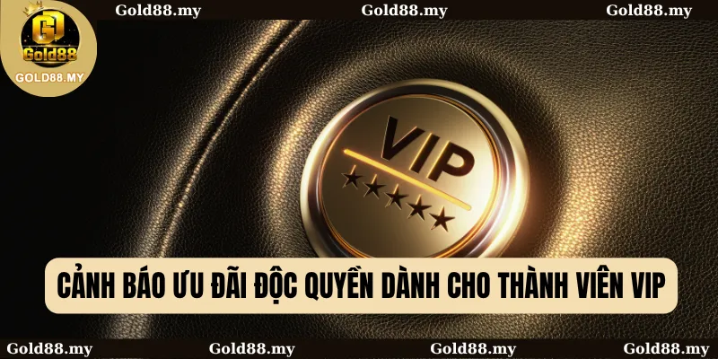 Cảnh báo ưu đãi độc quyền dành cho thành viên VIP