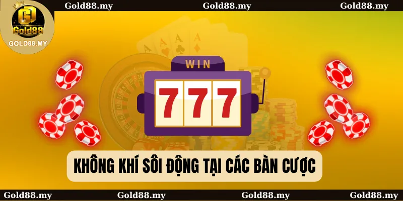 Không khí sôi động tại các bàn cược