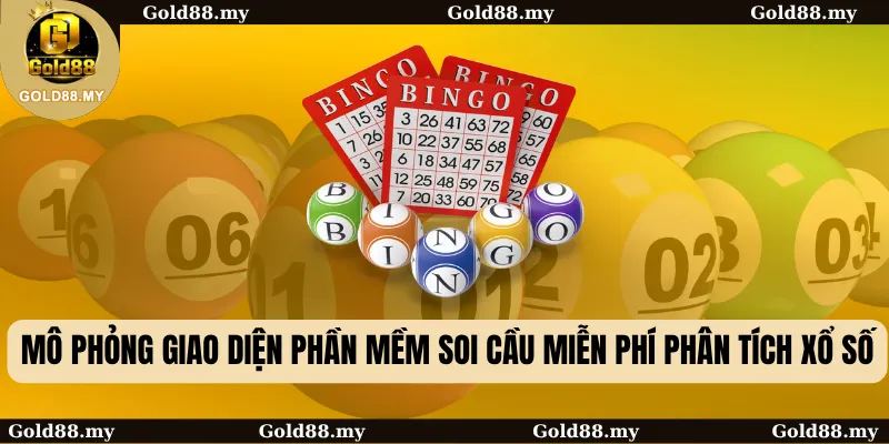 Mô phỏng giao diện phần mềm soi cầu miễn phí phân tích xổ số