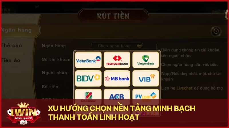 Xu hướng chọn nền tảng minh bạch thanh toán linh hoạt